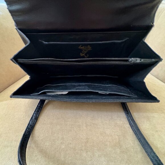 VTG Auth LUCILLE de PARIS Genuine Alligator Circa 1960's Satchel Kelly Bag - Picture 7 of 7